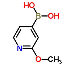 2-甲氧基吡啶-4-硼酸结构式