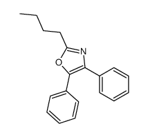 2-butyl-4,5-diphenyl-1,3-oxazole Structure