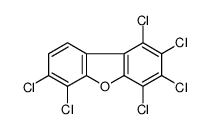 1,2,3,4,6,7-hexachlorodibenzofuran结构式