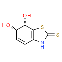 2(3H)-Benzothiazolethione, 6,7-dihydro-6,7-dihydroxy-, (6R,7R)-rel- (9CI) structure