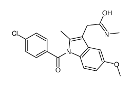 2-[1-(4-chlorobenzoyl)-5-methoxy-2-methylindol-3-yl]-N-methylacetamide Structure