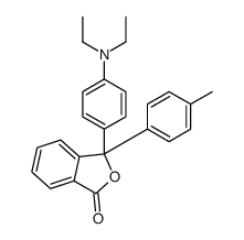 3-[4-(diethylamino)phenyl]-3-(4-methylphenyl)-2-benzofuran-1-one Structure