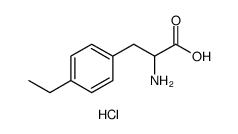 Phenylalanine, 4-ethyl-, hydrochloride结构式