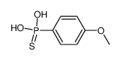 (4-methoxyphenyl)phosphonothioic O,O'-acid结构式