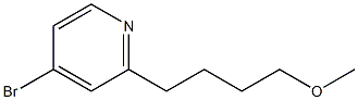 4-bromo-2-(4-methoxybutyl)pyridine Structure