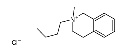 2-butyl-2-methyl-3,4-dihydro-1H-isoquinolin-2-ium,chloride Structure