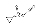 3-(1-甲基环丙基)-3-氧代丙腈结构式