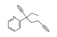 Glutaronitrile, 2-ethyl-2-(2-pyridyl)- (7CI)结构式