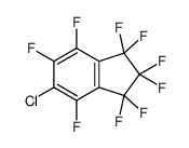 5-chloro-1,1,2,2,3,3,4,6,7-nonafluoroindene结构式