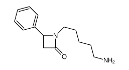 1-(5-aminopentyl)-4-phenylazetidin-2-one结构式