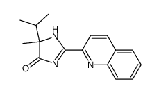 5-isopropyl-5-methyl-2-(2-quinolyl)-2-imidazolin-4-one Structure