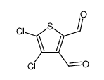 4,5-Dichlorothiophene-2,3-dicarbaldehyde Structure