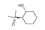 trans-1-(dimethylphosphoryl)-2-hydroxy cyclohexane结构式