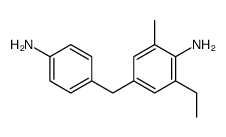 4-[(4-aminophenyl)methyl]-2-ethyl-6-methylaniline结构式