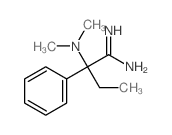 Benzeneethanimidamide, a-(dimethylamino)-a-ethyl- Structure