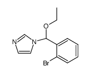 1-((2-bromophenyl)(ethoxy)methyl)-1H-imidazole Structure