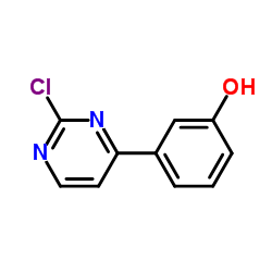 3-(2-Chloro-4-pyrimidinyl)phenol Structure