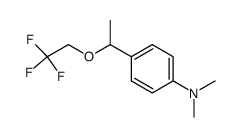 1-(4-(dimethylamino)phenyl)ethyl trifluoroethyl ether Structure