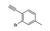 2-Bromo-1-ethynyl-4-methylbenzene结构式