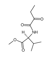 α-Ketobutyryl-L-valin-methylester结构式