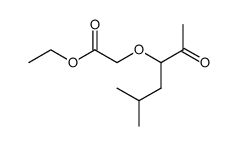 (1-isobutyl-2-oxo-propoxy)-acetic acid ethyl ester Structure