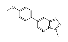 7-(4-methoxyphenyl)-3-methyl-[1,2,4]triazolo[4,3-b]pyridazine Structure