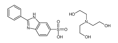 TEA-PHENYLBENZIMIDAZOLE SULFONATE structure