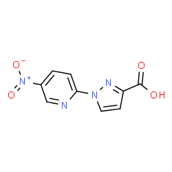 1-(5-Nitropyridin-2-yl)-1H-pyrazole-3-carboxylic acid Structure