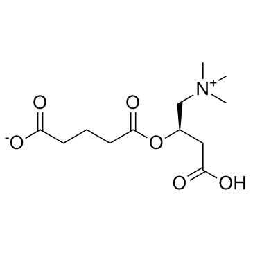 Glutarylcarnitine structure