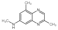 6-Quinoxalinamine,N,3,8-trimethyl-(9CI) Structure