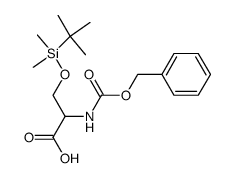 Cbz-Ser(OTBDMS)-OH Structure