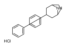 3,3-diphenyl-8-azabicyclo[3.2.1]octane,hydrochloride结构式