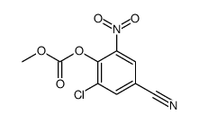 (2-chloro-4-cyano-6-nitrophenyl) methyl carbonate Structure