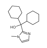 dicyclohexyl(1-methyl-1H-imidazol-2-yl)methanol结构式