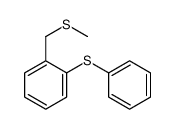 1-(methylsulfanylmethyl)-2-phenylsulfanylbenzene结构式