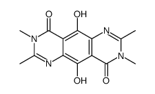 Pyrimido[4,5-g]quinazoline-4,9-dione,3,8-dihydro-5,10-dihydroxy-2,3,7,8-tetramethyl-结构式