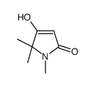 4-hydroxy-1,5,5-trimethylpyrrol-2-one Structure