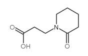 3-(2-oxopiperidin-1-yl)propanoic acid structure