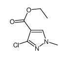 ethyl 3-chloro-1-methylpyrazole-4-carboxylate Structure