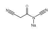 sodium N,2-dicyanoacetamidate结构式