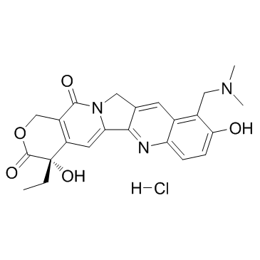 Topotecan hydrochloride Structure