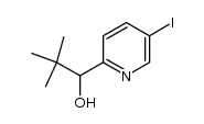 2,2-dimethyl-1-(5-iodo-2-pyridinyl)-1-propanol结构式