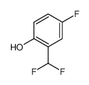 4-fluoro-2-(difluoromethyl)phenol结构式