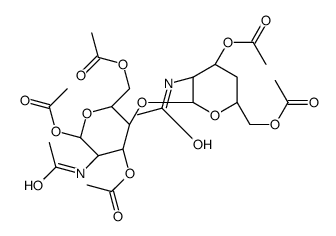 4-Deoxy-α-D-chitobiose Peracetate结构式