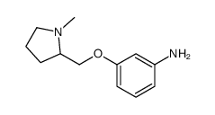 3-[(1-methylpyrrolidin-2-yl)methoxy]aniline结构式