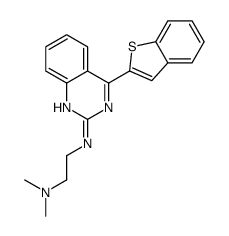 N-[4-(1-benzothiophen-2-yl)quinazolin-2-yl]-N',N'-dimethylethane-1,2-diamine结构式