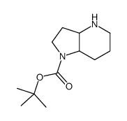 叔丁基(3aS,7aS)-八氢-1H-吡咯并[3,2-b]吡啶-1-羧酸酯结构式