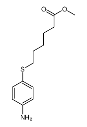 methyl 6-(4-aminophenyl)sulfanylhexanoate Structure