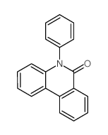 6(5H)-Phenanthridinone,5-phenyl- Structure