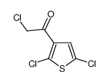 2-chloro-1-(2,5-dichlorothiophen-3-yl)ethanone Structure